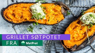 Søtpotet på grill