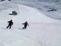 Le Aquile Bianche Mentre Sciano A Campo Imperatore