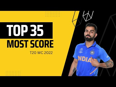 Top 35 Batsman Most Score In T20 World Cup 2022 | Trending Now