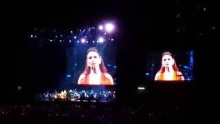 Paula Fernandes dá Vexame com Andrea Bocelli - Vivo Per Lei - São Paulo 13-Out-2016