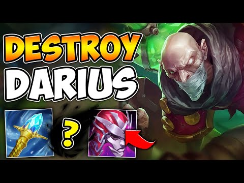 How to beat Darius with one simple decision on Singed... (He Can't Play Against it)