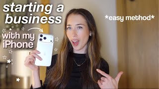 Watch Me Start My Business with Just an iPhone