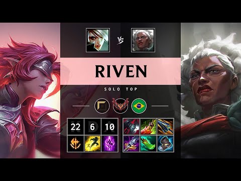 Riven Top vs Ambessa: Quadra Kill, Legendary - BR Grandmaster Patch 14.24