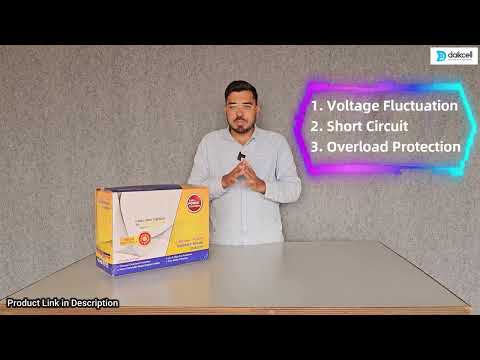 Daikcell Best 10 KVA 130V-300V Mainline Heavy Duty Voltage Stabilizer for Home (Aluminum)