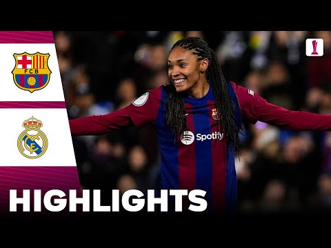 Barcelona vs Real Madrid | Highlights | Supercopa Femenina 17-01-2024
