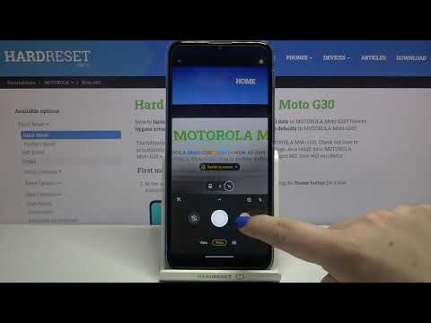 How to Open Camera Settings in Motorola Moto G30 Set Up Camera Timer