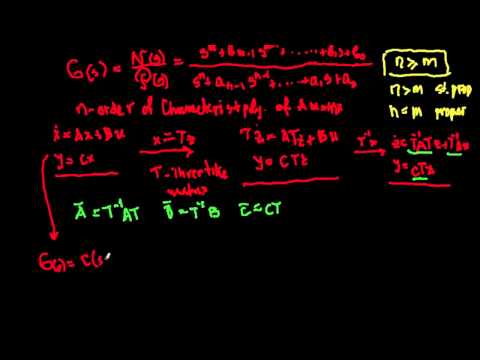 Che448 UofA Transfer Function of linear system