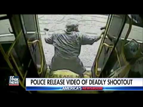 Dramatic video of deadly shootout on public bus
