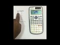 Standard Deviation and Mean - CASIO FX-991 ES PLUS calculator