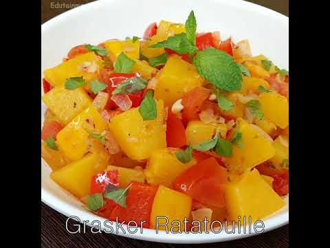 Grasker Ratatouille Uppskrift | Hvernig á að búa til grasker Ratatouille | Grasker Uppskriftir