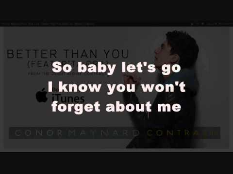Conor Maynard feat. Rita Ora - Better Than You lyrics
