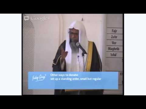 Friday Khutbah 22/02/2013