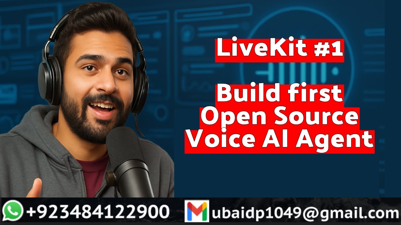 LiveKit Course #1: Build Your First Voice AI Agent (Beginner Tutorial) | WebRTC