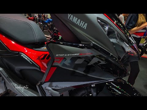 New Yamaha Sport Scooter — INSANE 2025/2026 Color! 🔥AEROX 2025 (Black-Gray Vivid Black)