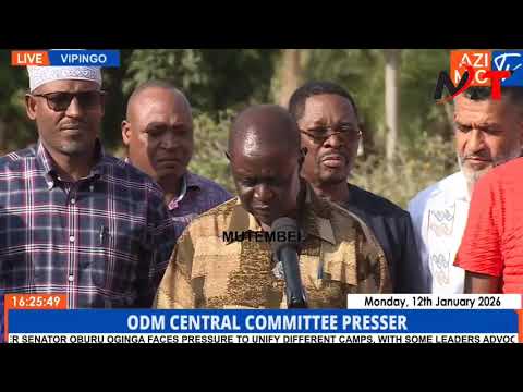 Oburu Oginga Issues Press Briefing after ODM Central Committee Meeting!!