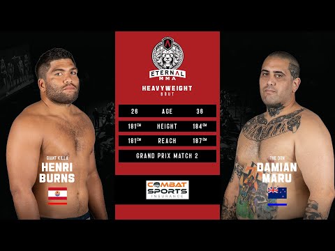 Eternal MMA 50 - Henri Burns VS Damian Maru - MMA Fight Video