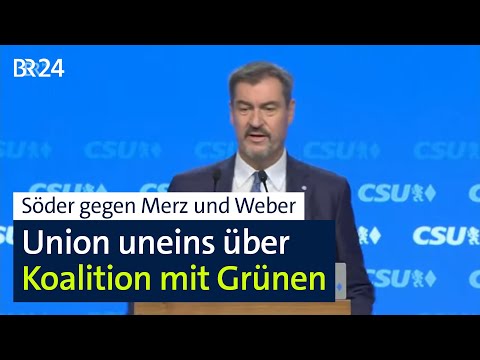 CSU party conference: How does the Union align with the Greens? | Controversial | BR24