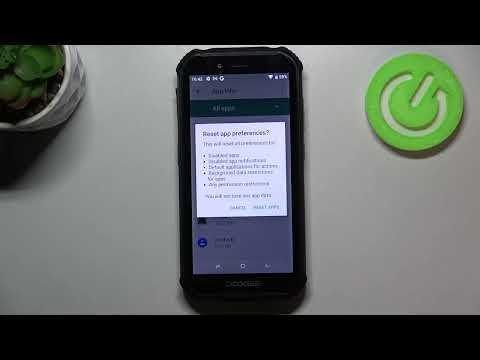 How to Reset App Preferences on DOOGEE S40 - Manage App Settings