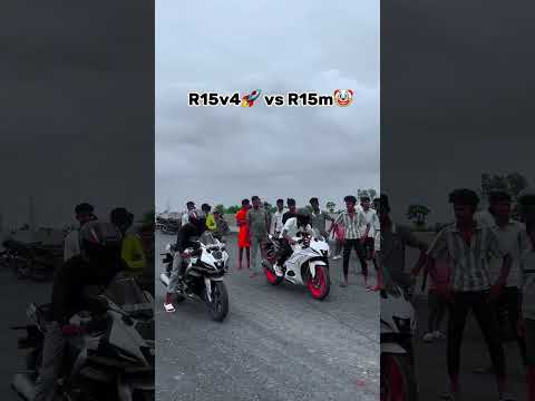 Yamaha R15 V4 vs R15M | Detailed Comparison | Exhaust Note & Top Speed Test 🔥 #bikeaddict