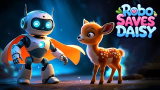 Super Robo 🤖 Saves Deer 🦌 | English Moral Stories | Bedtime Stories