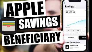 Apple Savings Account | Add a Beneficiary