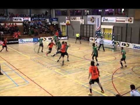 Highlights Handbal Beneleague HV KRAS/Volendam - Hasselt 15-11-2014 2e helft