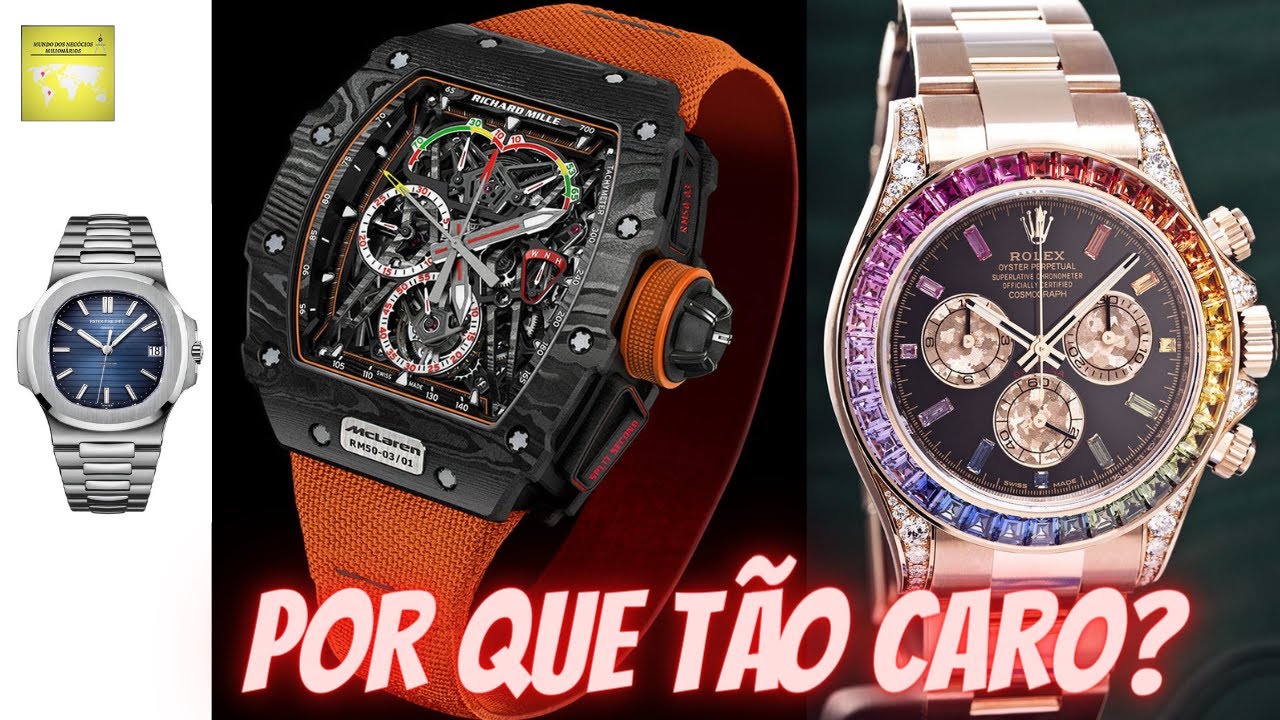 MERCADO MILIONÁRIO DE RELÓGIO DE LUXO - 5 PASSOS PARA ENTEDER.