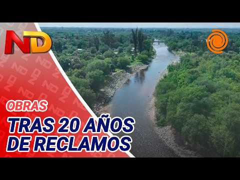 Readecuarán el cauce del río Anisacate para evitar daños ante futuras crecidas