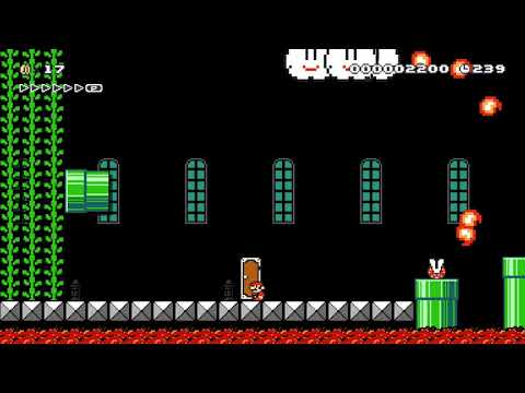 piranha plant castle by Thijs2007 🍄 Super Mario Maker 2 🍄 No Commentary 1cd