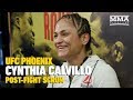 UFC Phoenix: Cynthia Calvillo Believes She Would Give Tatiana Suarez 'Run For Her Money'
