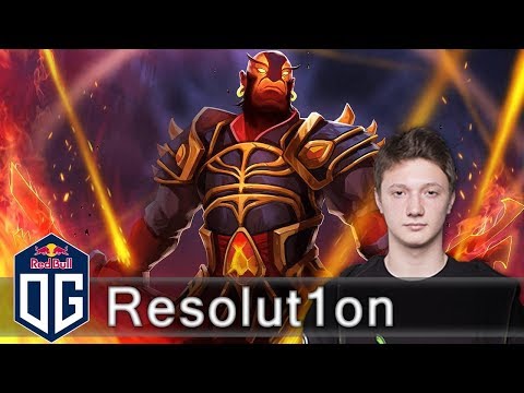 OG.Resolut1on Ember Spirit Gameplay - Ranked Match - OG Dota 2.