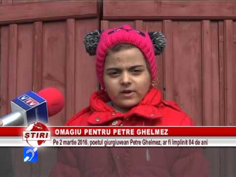 OMAGIU PENTRU PETRE GHELMEZ