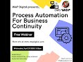Webinar On Process Automation For Business Continuity - 29th April 2020 - WeP DMS Demo