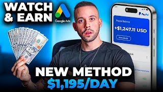 NEW Method To Earn $2.49 Every Minute Watching Google Ads & Make Money Online For Free