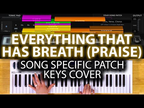 Everything That Has Breath (Praise) - MainStage patch keyboard cover- Jesus Culture