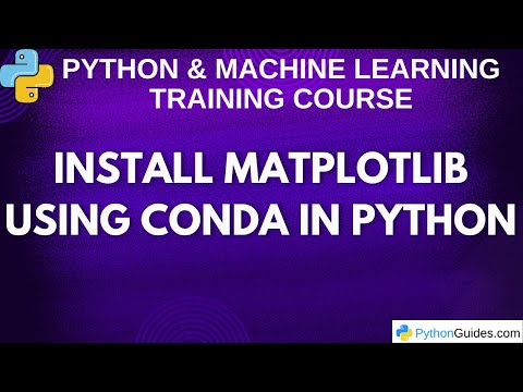 Conda Install Matplotlib