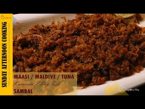 Maasi fish sambal | Maldive Fish | Dry Fish recipe | Easy recipes | Sunday Afternoon Cooking