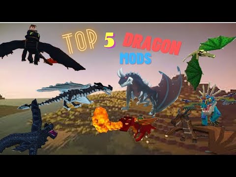 Dilophogamer 18 - Top 5 Dragon Mods | Minecraft