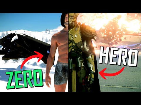 I Started "ZERO TO HERO" NO SHIP,  NO GEAR, NO SHOPS, NO CONTRACTS in Star Citizen