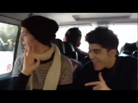 1D on their way to Brighton ZAYN, LOU and LIAM, DANCING FTW!