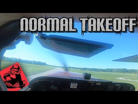How to Perform a Normal Takeoff (Private Pilot Flight Lesson)