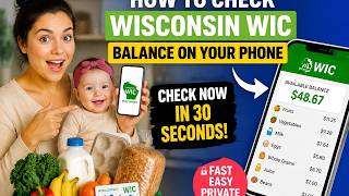 How to check Wisconsin WIC balance on your phone