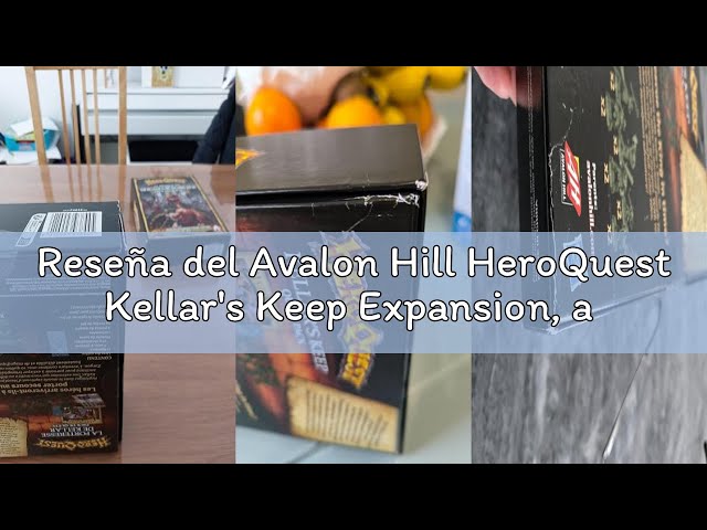 Vídeo relacionado con Avalon Hill HeroQuest, Paquete de misiones La Luna del Terror, Requiere Sistema de Juego HeroQuest, Juego de rol para 2 a 5 Jugadores, a Partir de 14 años, Verde, Azul y Blanco