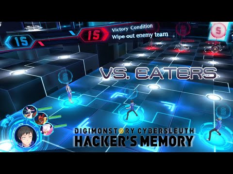 Domination Battle vs Eaters - Digimon Story Cyber Sleuth Hacker's Memory
