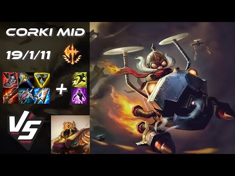 MID Corki vs Azir - EU Challenger Patch 25.S1.2