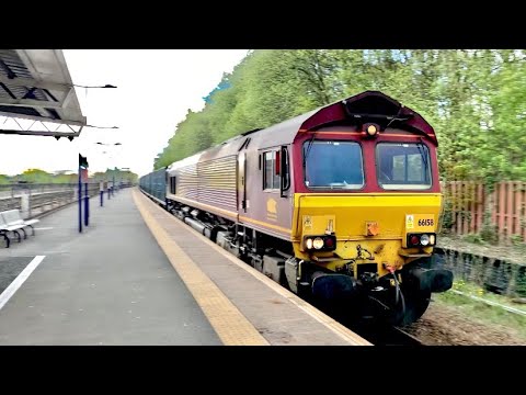 66158 Passes Rochdale | 6M16 Tees N.Y. to Knowsley Freight Terminal | 10/05/21