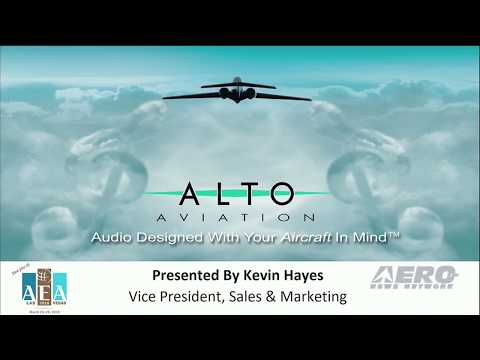 Aero-TV: Alto Aviation - AEA 2018 New Product Introduction