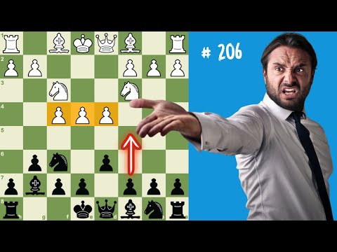 Pirc Defense Destroys Austrian Attack! Chess Game # 206