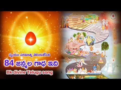 స్వయం పరమాత్మ తెలియజేసిన 84 జన్మల గాధ ఇది bk divine Telugu song 
