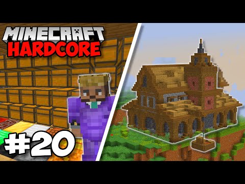 I Made A Giant STORAGE BUILDING For Every Item! - Minecraft 1.18 Hardcore (#20)
